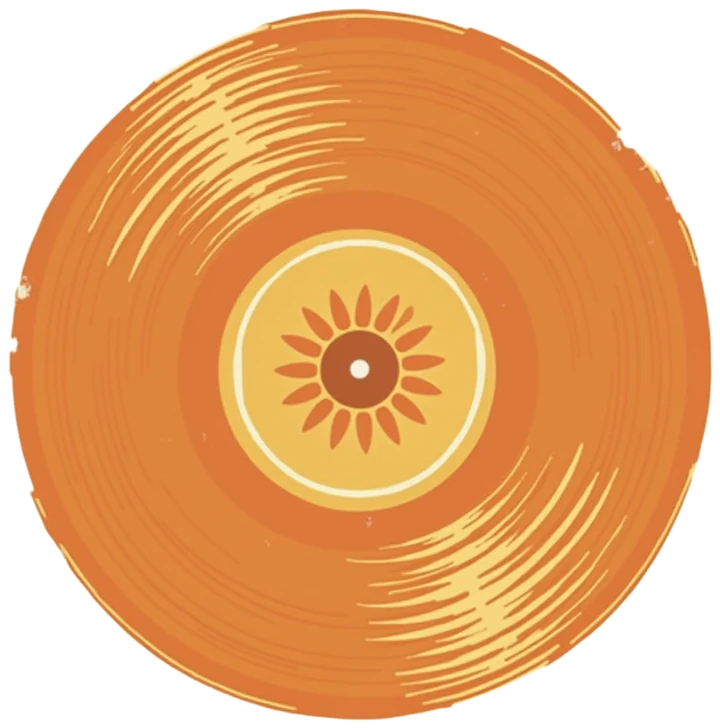An old vinyl record